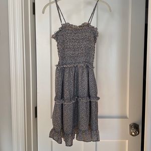 Black & White Strap Dress